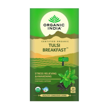 Organic India, BIO Tulsi Breakfast Tea, 25 Infusion Bags / Τσάι Τούλσι Breakfast, Με Καφεΐνη, 25 φακελάκια