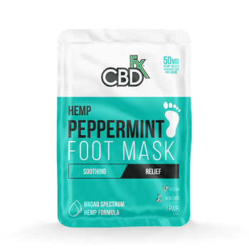 CBDfx, Foot Mask Peppermint, 50mg | Herbalista