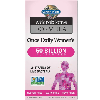 Garden of Life, Microbiome Formula Probiotics, Once Daily Women' s 50 Billion CFU, 30 Capsules / Προβιοτικά για γυναίκες, 50 Δισ. CFU, 30 κάψουλες