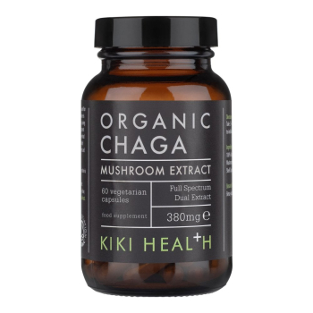 Kiki Health, Organic Chaga Mushroom Extract, 60 Vegicaps