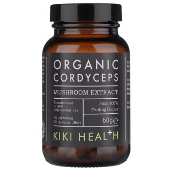 Kiki Health, Organic Cordyceps Mushroom Extract Powder, 50g