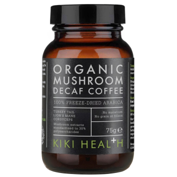 Kiki Health, Organic Decaffeinated Mushroom Extract Coffee Powder, 75g