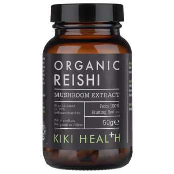 Kiki Health, Organic Reishi Mushroom Extract Powder, 50g