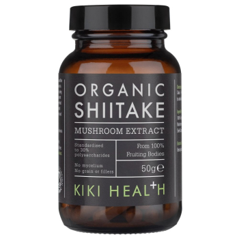 Kiki Health, Organic Shiitake Mushroom Extract Powder, 50g