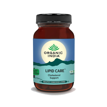 Organic India, Lipid Care 90 Capsules Bottle