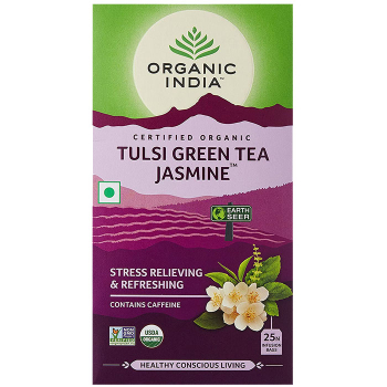 Organic India | Tulsi Green Tea Jasmine | 25 Infusion Bags
