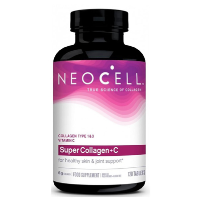 NeoCell, Super Collagen + C, Collagen Type 1 & 3, 120 Tablets