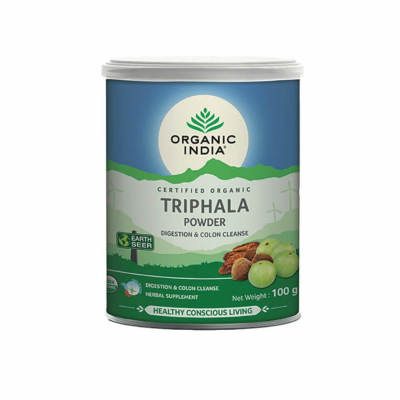 Organic India, BIO Triphala Powder 100g  / Τριφάλα σε σκόνη για Καλύτερη Λειτουργία Παχέως Εντέρου, 100γρ.